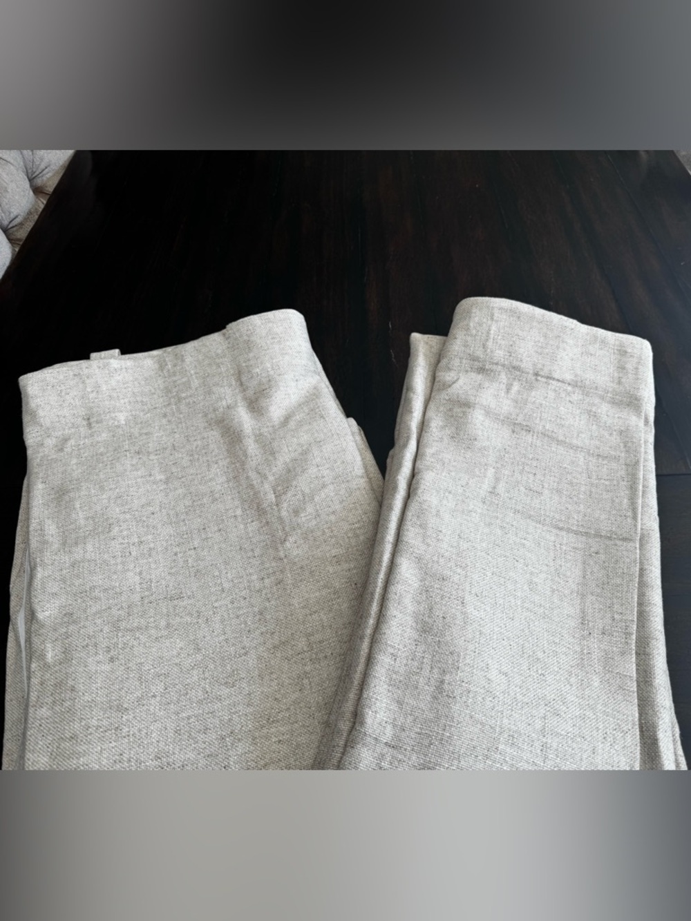 Pottery Barn Everyday Linen Light Filtering Curtain (2) 50”Wx96”L NWOT - Picture 8 of 9
